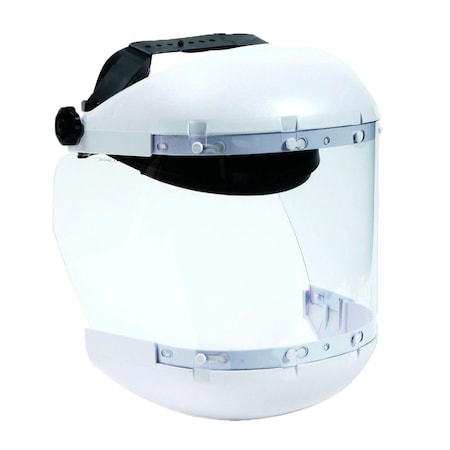 Sellstrom 311 Series Premium Face Shield, Single Crown, Clear Tint Anti-Fog S31140
